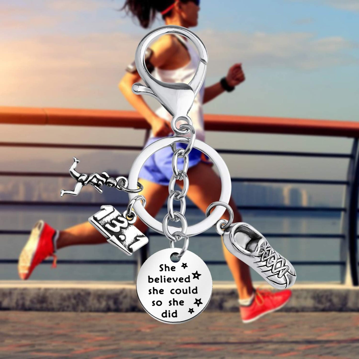 Runner's Keychain Jewelry - Thoughtful Gifts for Running Enthusiasts