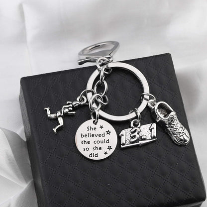 Runner's Keychain Jewelry - Thoughtful Gifts for Running Enthusiasts