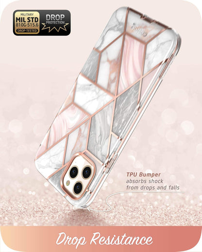 for Iphone 11 Pro Max Case with Built-In Screen Protector, Marble | Slim, Stylish, Full-Body Protection, Scratch-Resistant Back, Precise Cutouts
