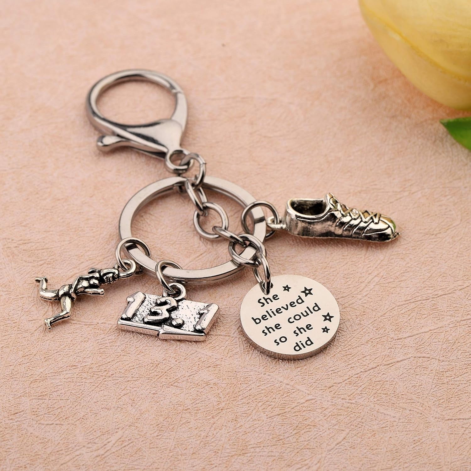 Runner's Keychain Jewelry - Thoughtful Gifts for Running Enthusiasts