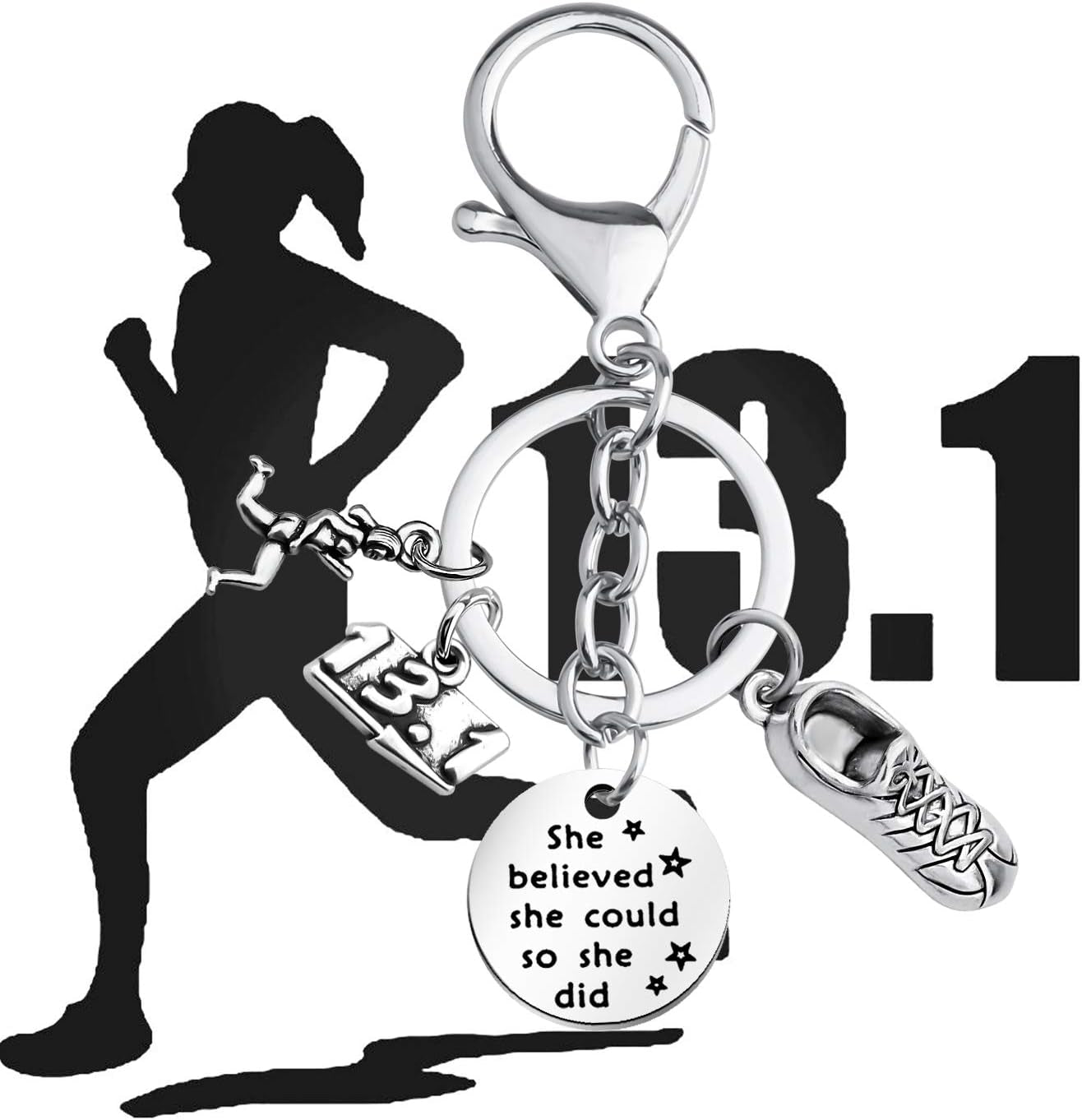 Runner's Keychain Jewelry - Thoughtful Gifts for Running Enthusiasts