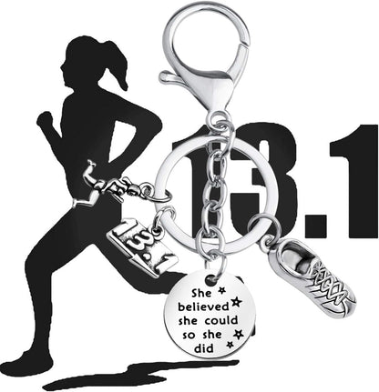 Runner's Keychain Jewelry - Thoughtful Gifts for Running Enthusiasts